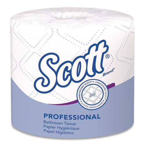 Image of Scott® Essential Standard Roll Bathroom Tissue, Septic Safe, 2-Ply, White, 550 Sheets/roll, 40 Rolls/carton