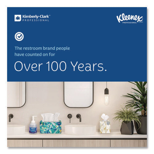Image of Kleenex® Premiere Folded Towels, 1-Ply, 9.4 x 12,4, White, 120/Pack, 25 Packs/Carton