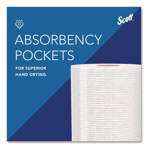 Image of Scott® Kitchen Roll Towels, 1-Ply, 11 x 8.75, White, 128/Roll, 20 Rolls/Carton