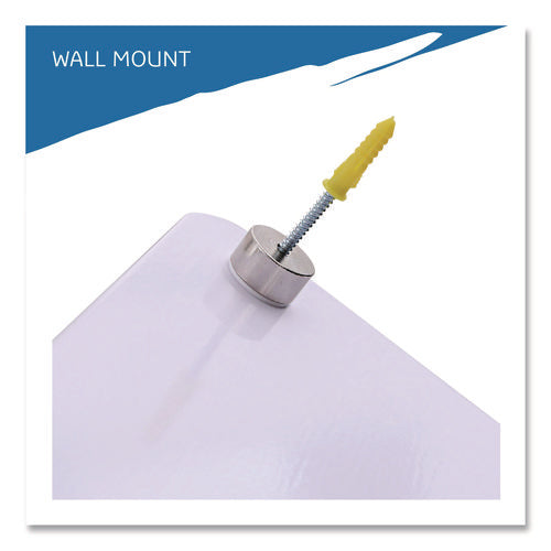 Image of Iceberg Clarity Personal Board, 9" x 12", White Surface, Satin Aluminum Frame