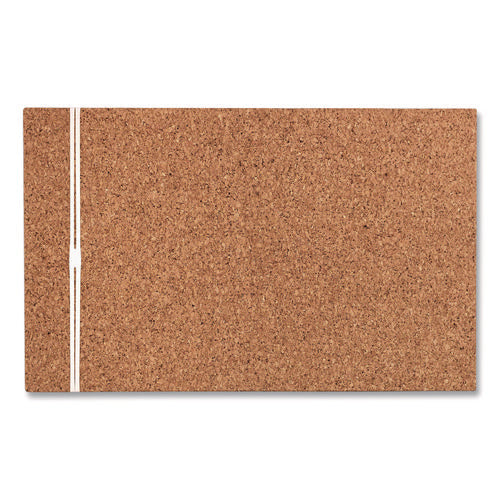 Image of Iceberg iDesign Frameless Cork Bulletin Board, 24" x 38", Tan Surface