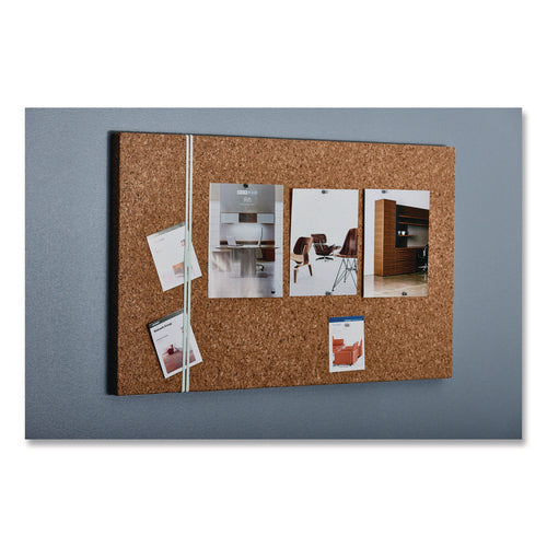 Image of Iceberg iDesign Frameless Cork Bulletin Board, 24" x 38", Tan Surface