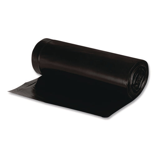 Image of Earthsense® Commercial Linear Low Density Large Trash and Yard Bags, Open-Face, 33 gal, 0.9 mil, 32.5" x 40", Black, 80/Carton