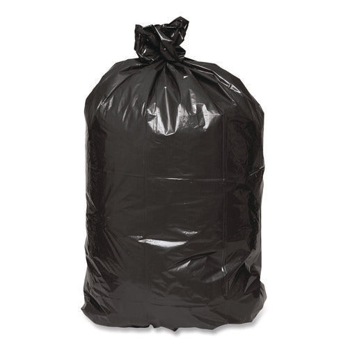 Image of Earthsense® Commercial Linear Low Density Recycled Can Liners, 10 gal, 0.85 mil, 24" x 23", Black, 25 Bags/Roll, 20 Rolls/Carton