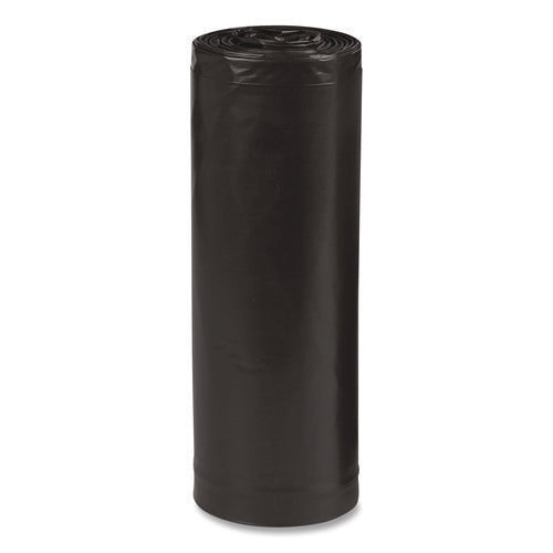 Image of Earthsense® Commercial Linear Low Density Recycled Can Liners, 10 gal, 0.85 mil, 24" x 23", Black, 25 Bags/Roll, 20 Rolls/Carton