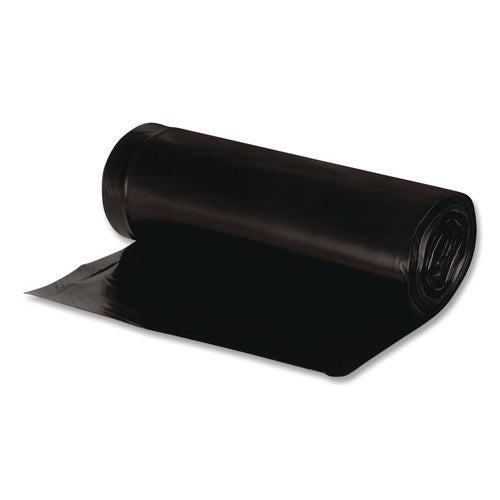 Image of Earthsense® Commercial Linear Low Density Recycled Can Liners, 56 gal, 2 mil, 43" x 47", Black, 10 Bags/Roll, 10 Rolls/Carton