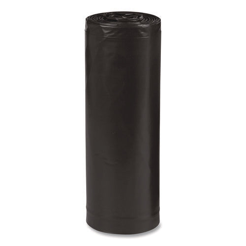 Image of Earthsense® Commercial Linear Low Density Recycled Can Liners, 56 gal, 2 mil, 43" x 47", Black, 10 Bags/Roll, 10 Rolls/Carton