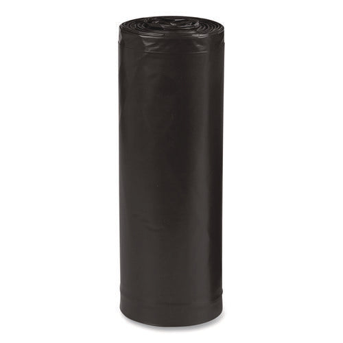 Image of Earthsense® Commercial Linear Low Density Recycled Can Liners, 45 gal, 2 mil, 40" x 46", Black, 10 Bags/Roll, 10 Rolls/Carton