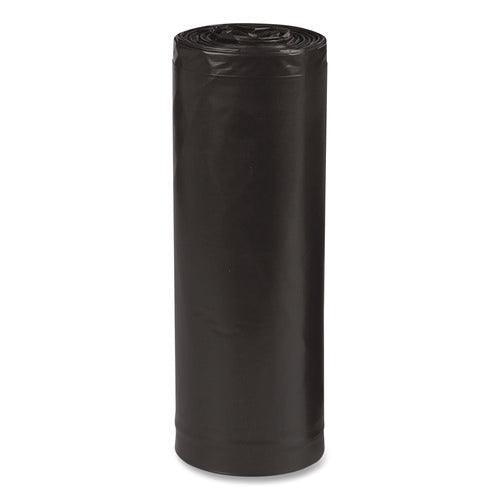 Image of Earthsense® Commercial Linear Low Density Recycled Can Liners, 45 gal, 1.65 mil, 40" x 46", Black, 10 Bags/Roll, 10 Rolls/Carton