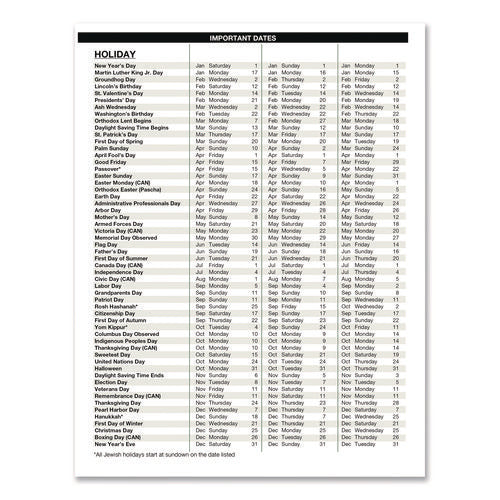Image of House of Doolittle Recycled Undated Assignment Book For Intermediate Grades, 40-Weeks: Eight-Subject Day, Blue Cover, (100) 11 x 8.5 Sheets