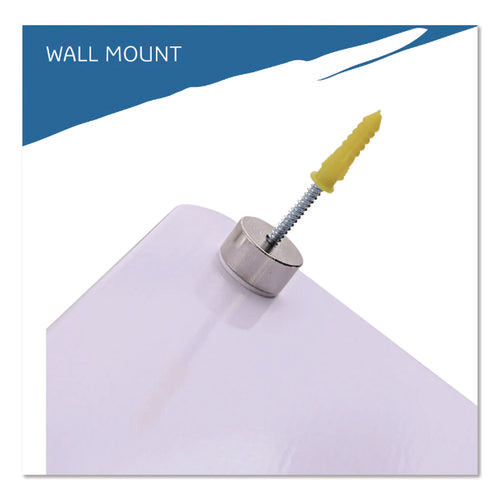 Image of Iceberg Clarity Personal Board, 12" x 16", White Surface, Satin Aluminum Frame