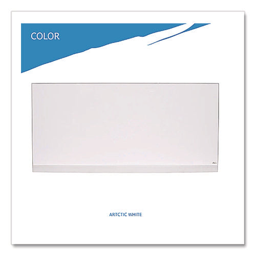 Image of Iceberg Polarity Magnetic Dry Erase White Board, 48" x 32", White Surface, Satin Aluminum Frame