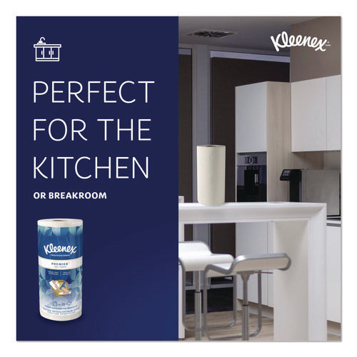 Image of Kleenex® Premiere Kitchen Roll Towels, 1-Ply, 11 x 10.4, White, 70/Roll, 24 Rolls/Carton