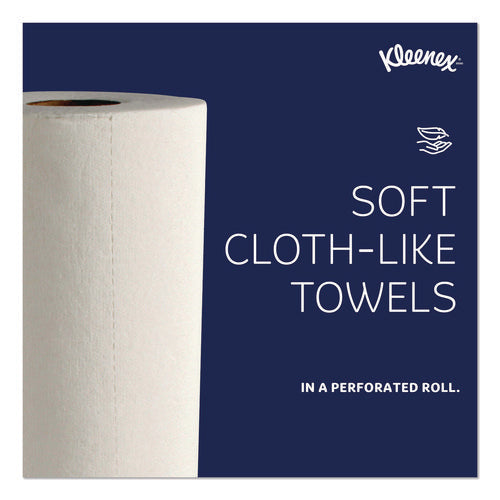 Image of Kleenex® Premiere Kitchen Roll Towels, 1-Ply, 11 x 10.4, White, 70/Roll, 24 Rolls/Carton