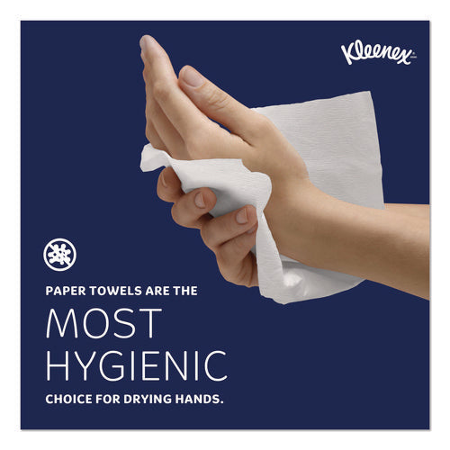 Image of Kleenex® Premiere Kitchen Roll Towels, 1-Ply, 11 x 10.4, White, 70/Roll, 24 Rolls/Carton