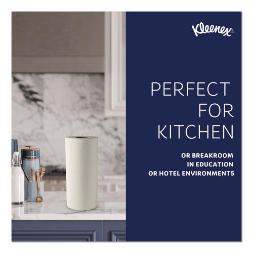 Image of Kleenex® Premiere Kitchen Roll Towels, 1-Ply, 11 x 10.4, White, 70/Roll, 24 Rolls/Carton