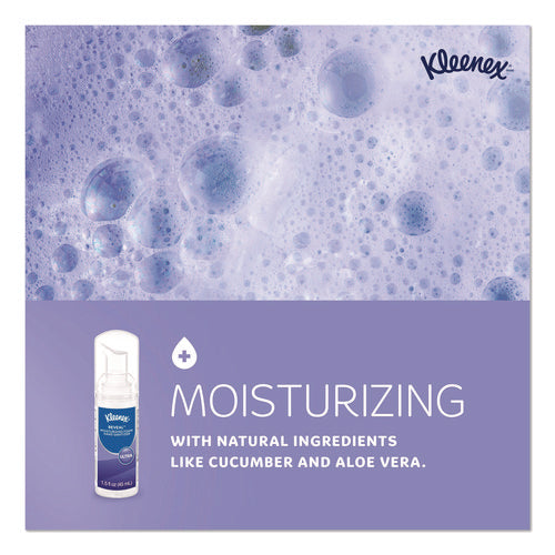 Image of Kleenex® Ultra Moisturizing Foam Hand Sanitizer, 1.5 Oz Pump Bottle, Unscented, 24/carton