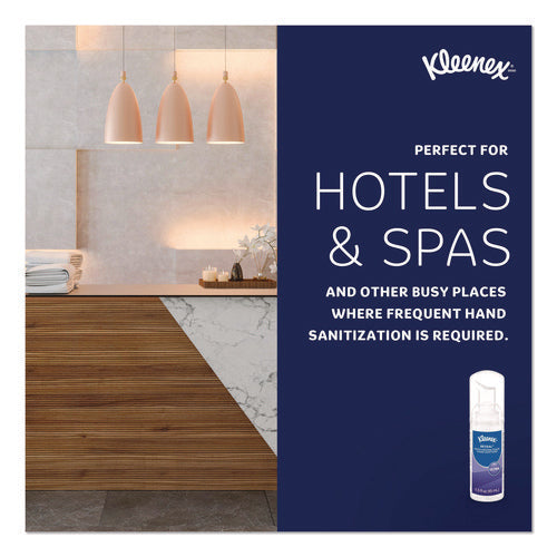 Image of Kleenex® Ultra Moisturizing Foam Hand Sanitizer, 1.5 Oz Pump Bottle, Unscented, 24/carton