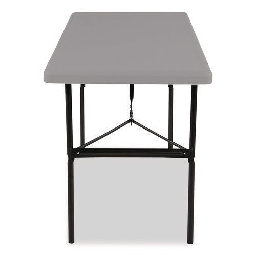 Image of Iceberg IndestrucTable Classic Folding Table, Rectangular, 48" x 24" x 29", Charcoal