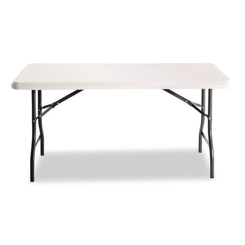 Image of Iceberg IndestrucTable Industrial Folding Table, Rectangular, 60" x 30" x 29", Platinum
