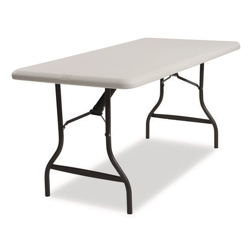 Image of Iceberg IndestrucTable Industrial Folding Table, Rectangular, 60" x 30" x 29", Platinum