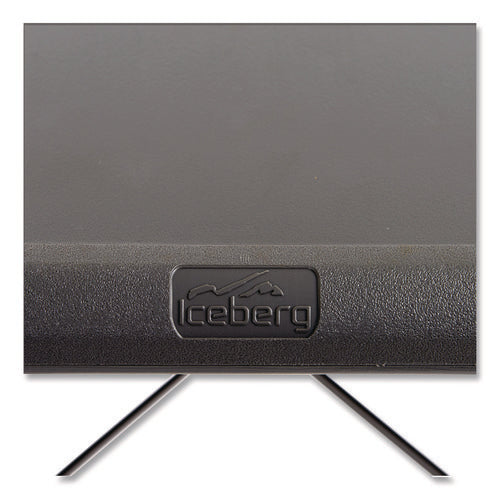 Image of Iceberg IndestrucTable Industrial Folding Table, Rectangular, 60" x 30" x 29", Charcoal