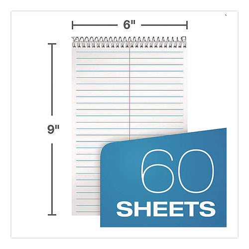 Image of Ampad® Steno Pads, Gregg Rule, White Cover, 60 Green-Tint 6 X 9 Sheets