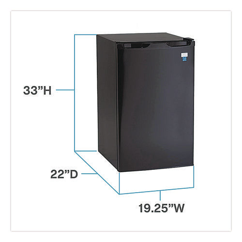 Image of Avanti 4.4 Cu. Ft. Counter Height Refrigerator, Black