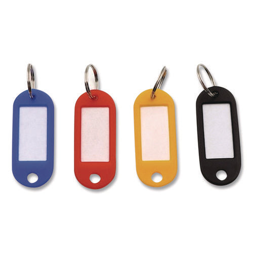 Image of Advantus Key Tags Label Window, 0.88 X 0.19 X 2, Assorted, 20/pack