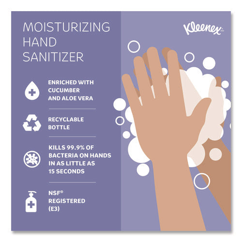Image of Scott® Super Moisturizing Foam Hand Sanitizer, 1,200 mL Cassette, Unscented, 2/Carton
