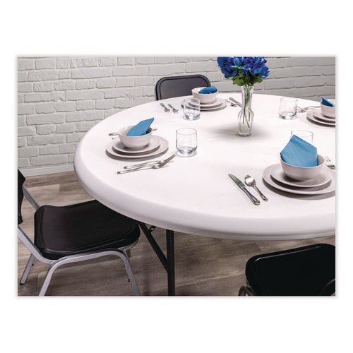 Image of Iceberg IndestrucTable Classic Folding Table, Round, 60" x 29", Platinum