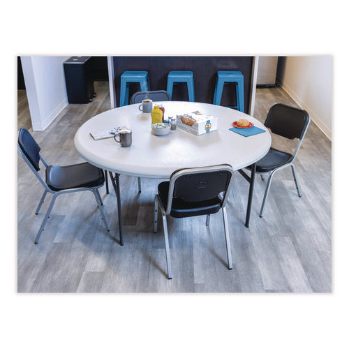 Image of Iceberg IndestrucTable Classic Folding Table, Round, 60" x 29", Platinum