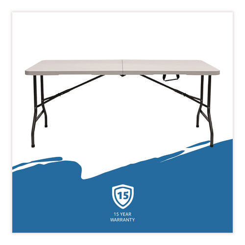 Image of Iceberg IndestrucTable Classic Bi-Folding Table, Rectangular, 60" x 30" x 29", Platinum