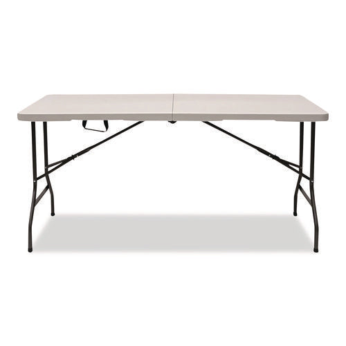 Image of Iceberg IndestrucTable Classic Bi-Folding Table, Rectangular, 60" x 30" x 29", Platinum