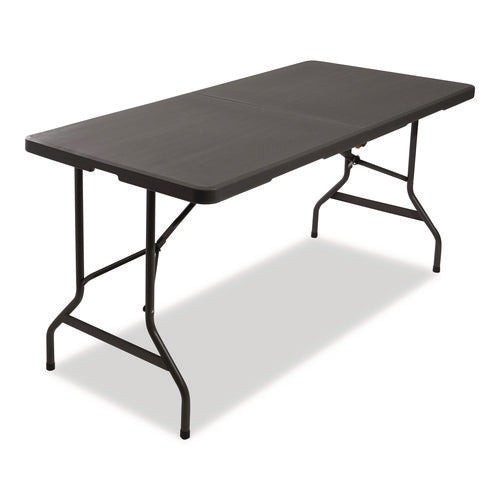 Image of Iceberg IndestrucTable Classic Bi-Folding Table, Rectangular, 60" x 30" x 29", Charcoal