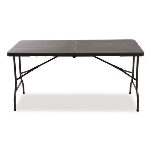 Image of Iceberg IndestrucTable Classic Bi-Folding Table, Rectangular, 60" x 30" x 29", Charcoal