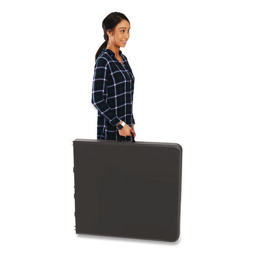 Image of Iceberg IndestrucTable Classic Bi-Folding Table, Rectangular, 60" x 30" x 29", Charcoal