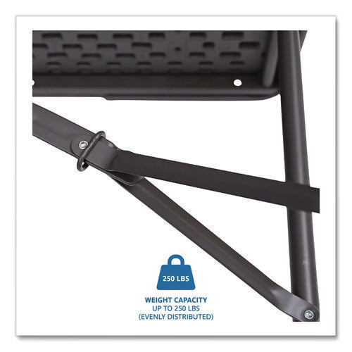 Image of Iceberg IndestrucTable Classic Bi-Folding Table, Rectangular, 60" x 30" x 29", Charcoal