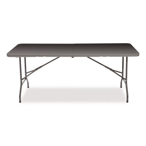 Image of Iceberg IndestrucTable Classic Bi-Folding Table, Rectangular, 30" x 72" x 29", Charcoal