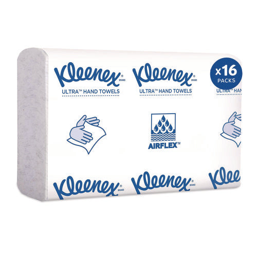 Image of Kleenex® Reveal Multi-Fold Towels, 2-Ply, 8 X 9.4, White, 16/carton