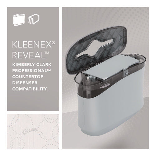 Image of Kleenex® Reveal Multi-Fold Towels, 2-Ply, 8 X 9.4, White, 16/carton