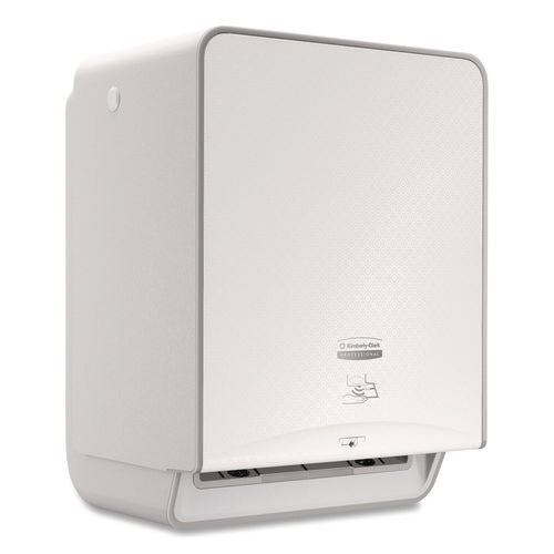 Image of Kimberly-Clark Professional ICON Automatic Roll Towel Dispenser, 20.12 x 16.37 x 13.5, White Mosaic