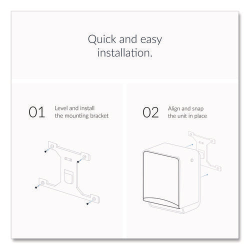 Image of Kimberly-Clark Professional ICON Automatic Roll Towel Dispenser, 20.12 x 16.37 x 13.5, White Mosaic