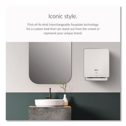 Image of Kimberly-Clark Professional ICON Automatic Roll Towel Dispenser, 20.12 x 16.37 x 13.5, White Mosaic