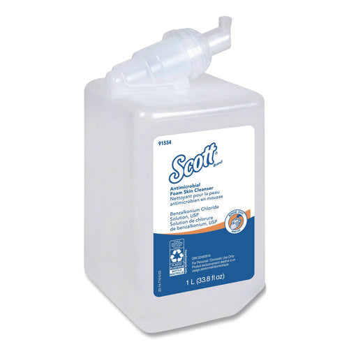 Image of Scott® Antimicrobial Foam Skin Cleanser Refill, Fresh Scent, 1,000 mL