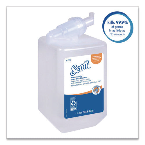 Image of Scott® Antimicrobial Foam Skin Cleanser Refill, Fresh Scent, 1,000 mL