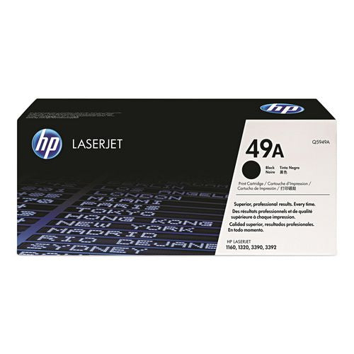 Image of HP HP 49a, (q5949a) Black Original Laserjet Toner Cartridge