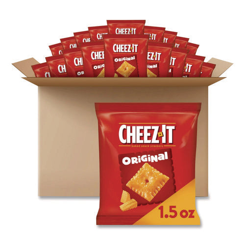 Image of Sunshine® Cheez-It Crackers, 1.5 Oz Bag, Reduced Fat, 60/carton
