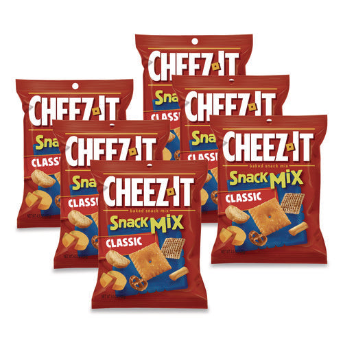 Image of Sunshine® Cheez-It Baked Snack Mix, Classic Cheese, 4.5 Oz Bag, 6/pack