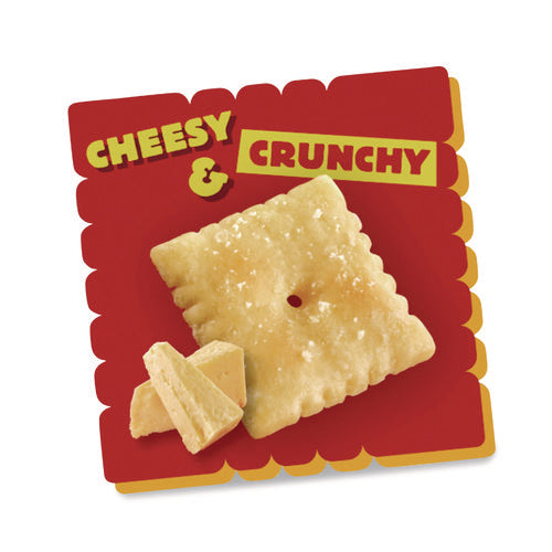 Image of Sunshine® Cheez-It Crackers, 1.5 Oz Single-Serving Snack Bags, White Cheddar, 8/box